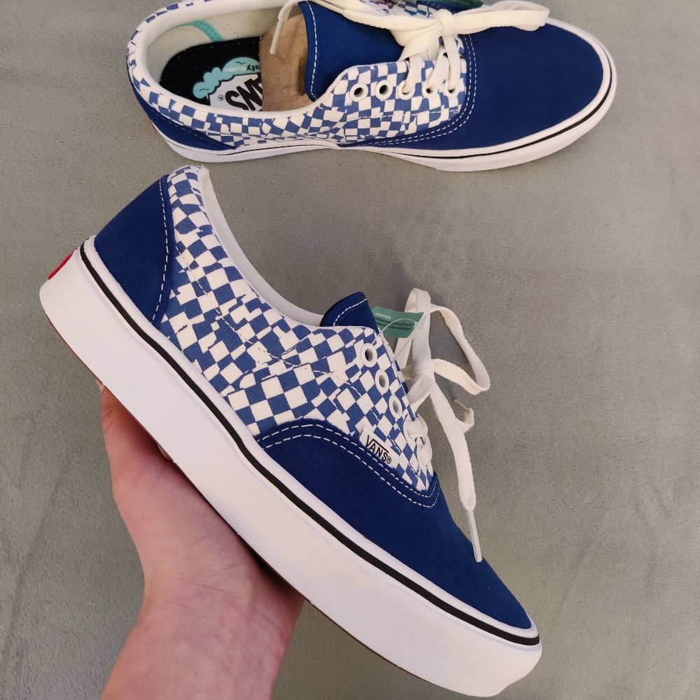 Vans Comfycush Era Blue Tear Check